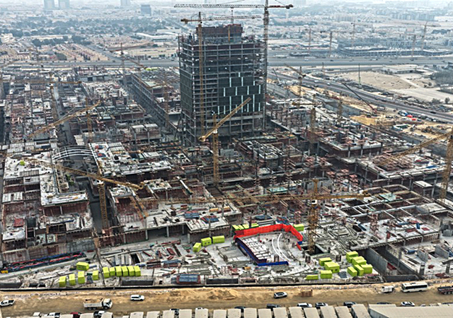 Construction on The Avenues – Khobar is currently ahead of schedule, sitting at 5.25 per cent completion.